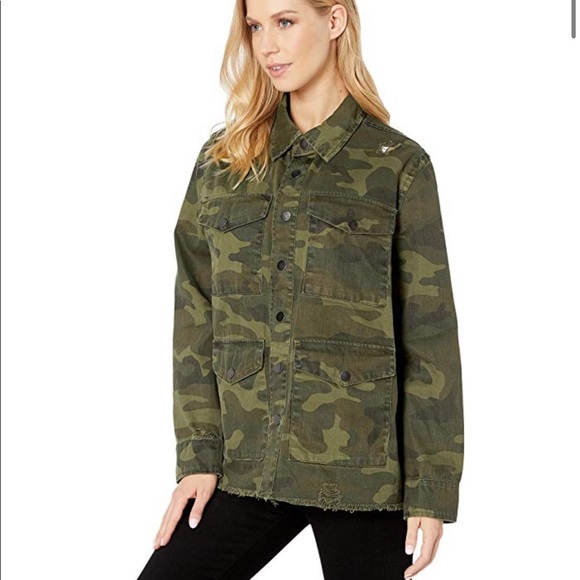 BlankNYC Olive/Camo Reversible Jacket in Army Brat - Picture 3 of 8